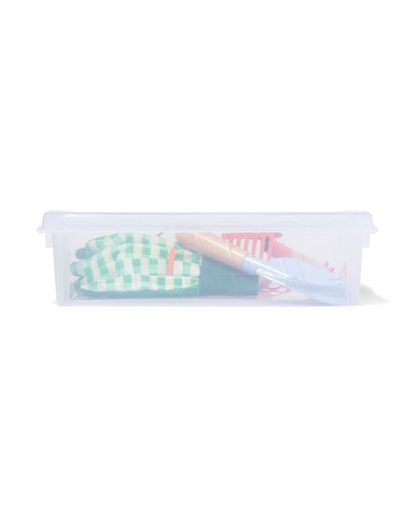 opbergbox Madrid transparant 8L 40 x 30 x 12 - 2000000312 - HEMA