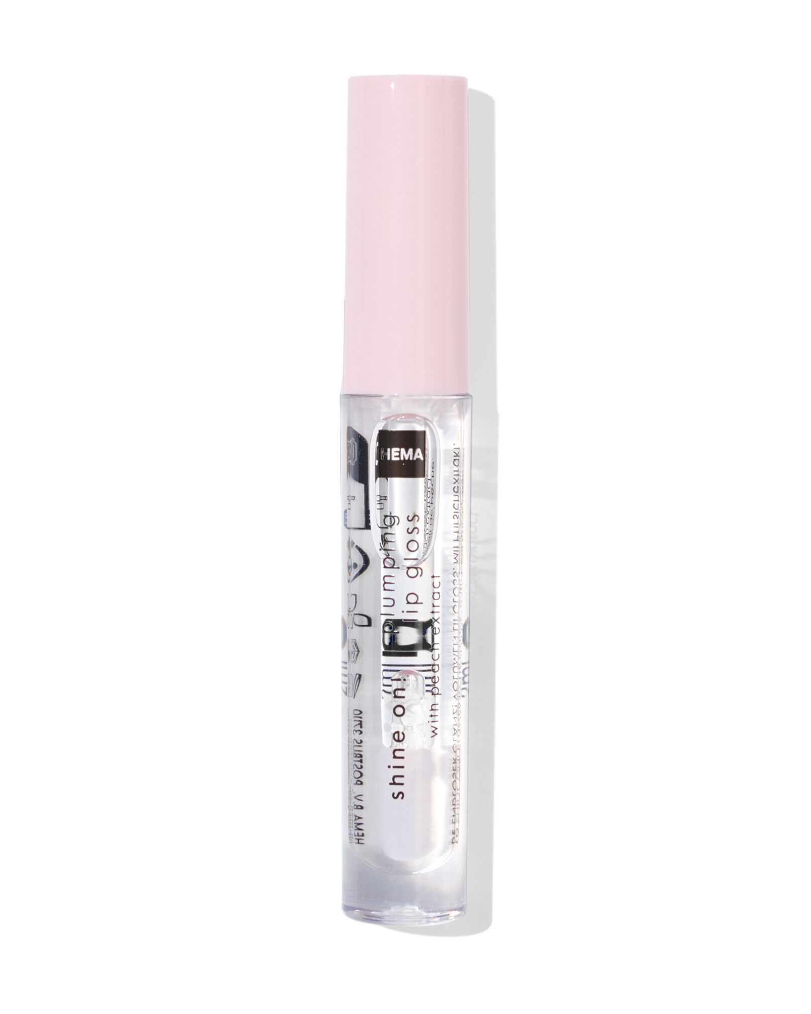 shine on! plumping lip gloss 01 crystal - 11230541 - HEMA