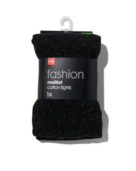 maillot fashion glitter zwart zwart - 1000016540 - HEMA