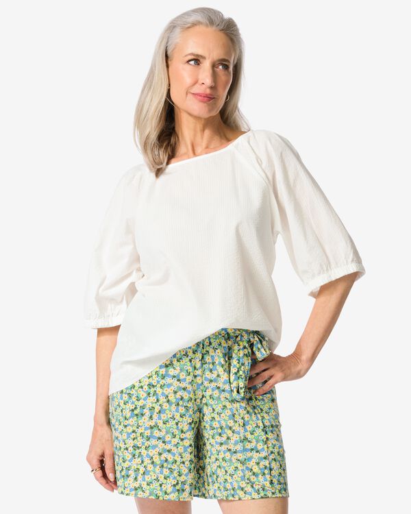 dames top Taylor gebroken wit gebroken wit - 36249540OFFWHITE - HEMA