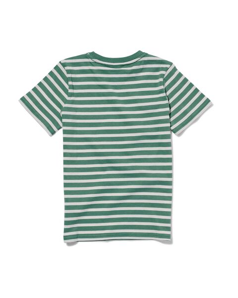 kinder t-shirt strepen groen groen - 1000030685 - HEMA
