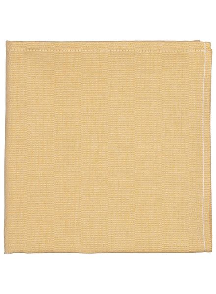 HEMA Theedoek - 65 X 65 - Cambray Katoen - Okergeel (okergeel) HEMA Theedoek - 65 X 65 - Cambray Katoen - Okergeel (okergeel)