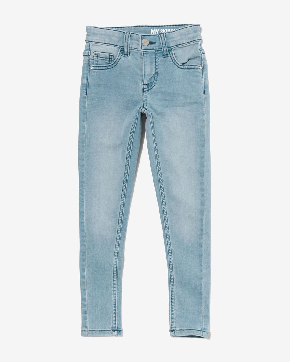 kinder jeans skinny fit lichtblauw 158 - 30863274 - HEMA