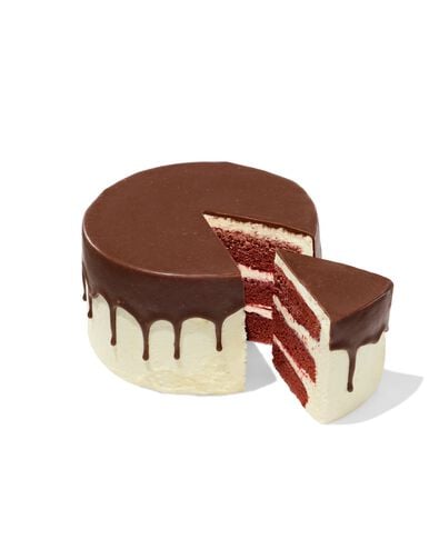 dripcake chocolade red velvet 8 p. - 6330127 - HEMA