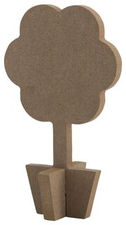 Bloem Hout 13x7.5x0.7