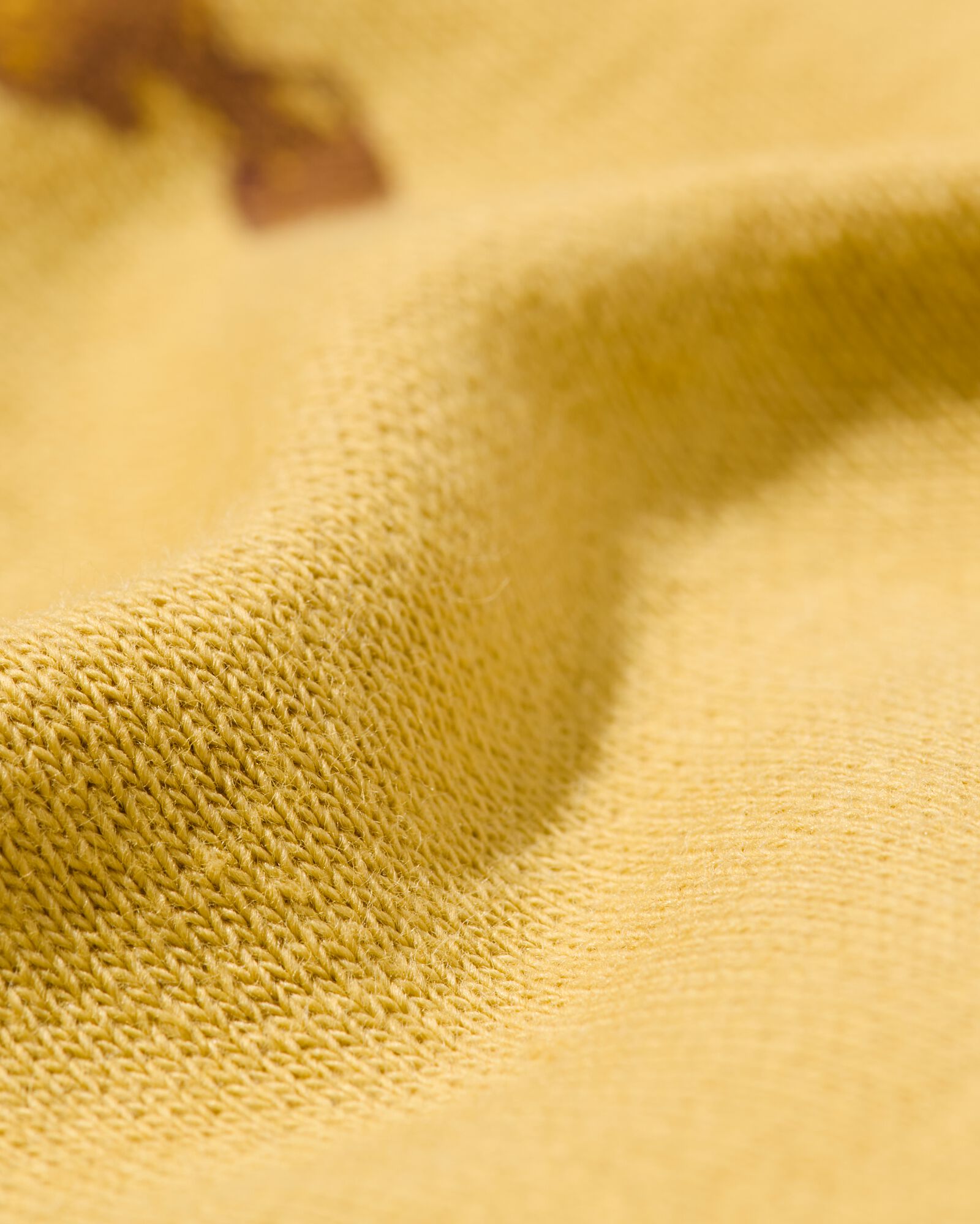 kinder sweater bizon geel 110/116 - 30770843 - HEMA