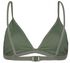 dames bikinitop zonder beugel - glitter groen XL - 22350975 - HEMA