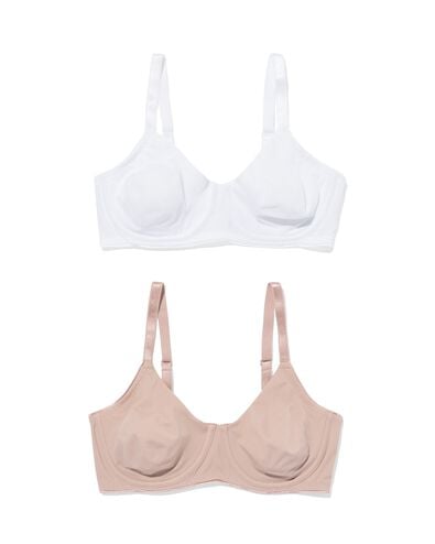 niet voorgevormde bh met beugel - 2 stuks multi multi - 1000024167 - HEMA niet voorgevormde bh met beugel - 2 stuks multi multi - 1000024167 - HEMA