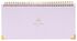 bureauplanner met spiraal 13x27 roze - 14190047 - HEMA