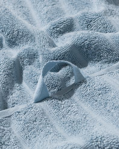 handdoek 50x100 streep zware kwaliteit ijsblauw blauw handdoek 50 x 100 - 5230044 - HEMA