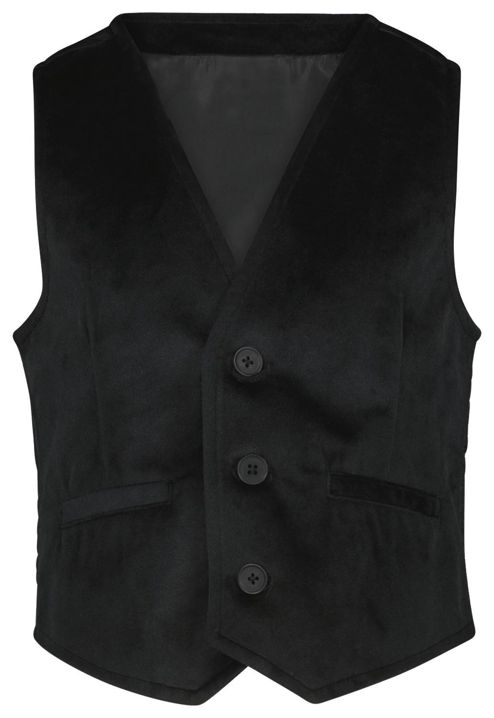 kinder gilet zwart - 1000025859 - HEMA