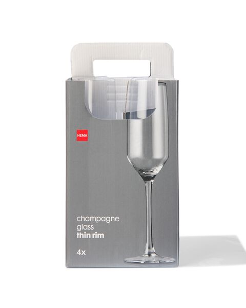 Sortie Verrast zijn opvoeder champagneglazen 230ml - 4 stuks - HEMA