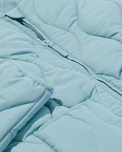 kinder gewatteerde jas doorgestikt blauw blauw - 1000032050 - HEMA