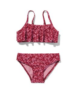 Kinder Bikini Met Ruffle (bruin)
