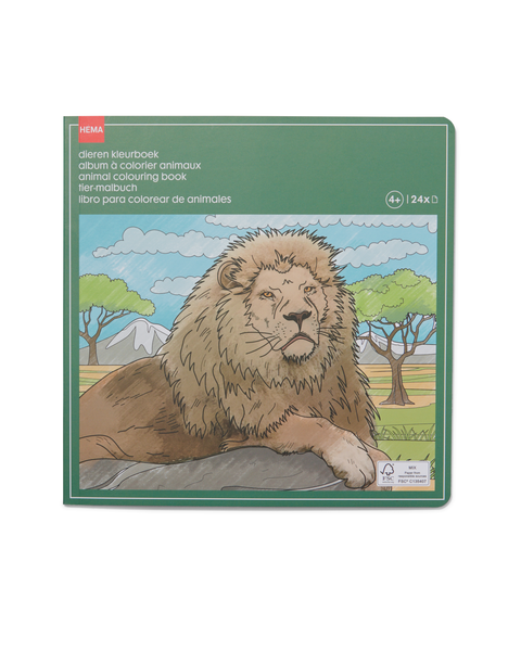 Ouwehands Dierenpark dierenkleurboek - 15920507 - HEMA