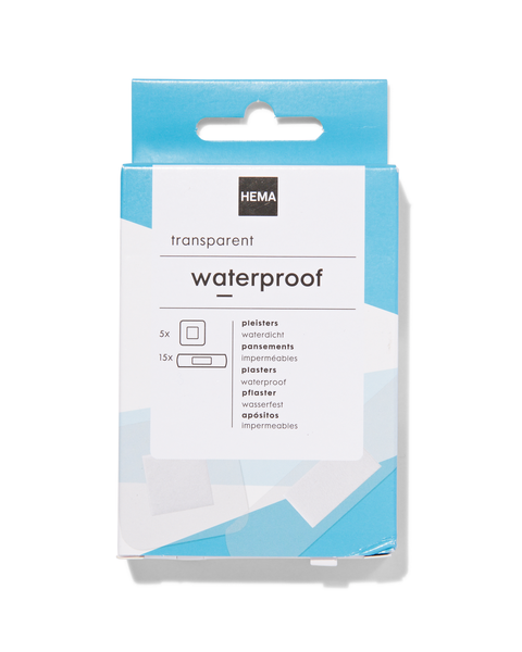 waterproof pleisters transparant - 11901902 - HEMA