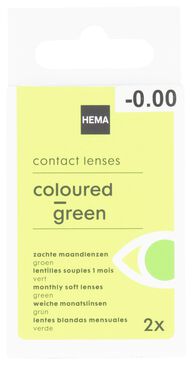 lamp Superioriteit versus gekleurde contactlenzen groen - HEMA