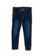kinder jeans skinny fit donkerblauw 134 - 30874839 - HEMA