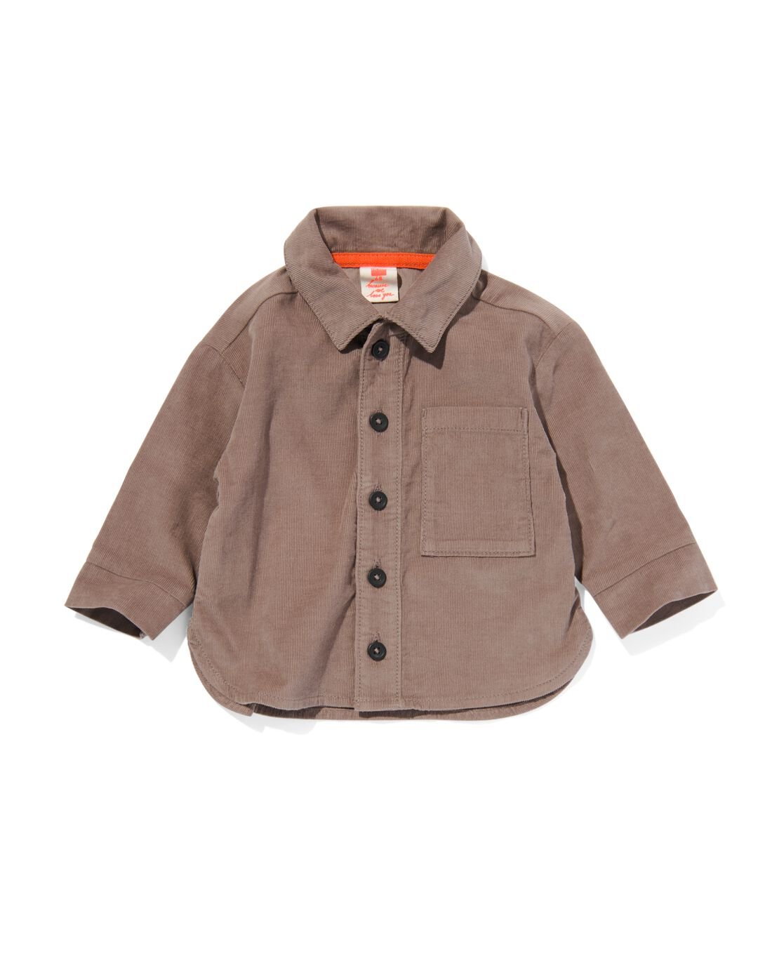 HEMA Baby Overhemd Rib Corduroy Bruin (bruin)