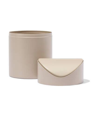 prullenbakje 1L zand - 80330119 - HEMA