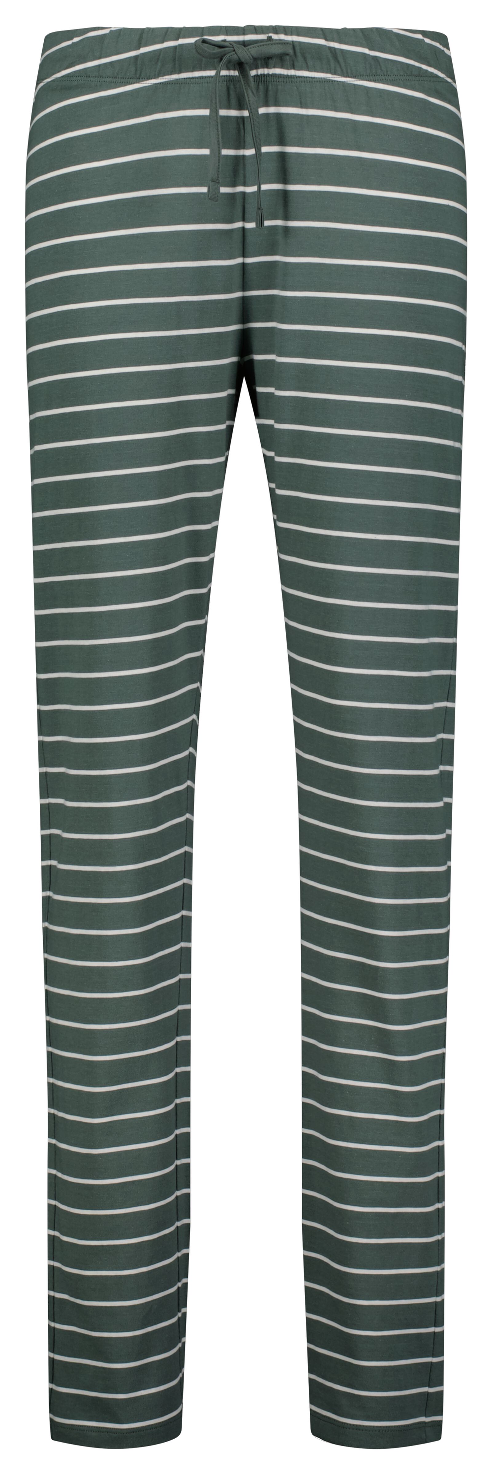 dames pyjama katoen strepen groen groen - 1000026653 - HEMA
