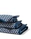 handdoek - 70 x 140 cm - zware kwaliteit - gestipt - jeansblauw denim handdoek 70 x 140 - 5210090 - HEMA