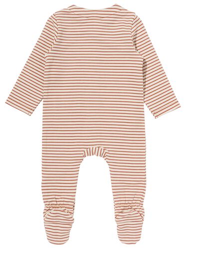 newborn jumpsuit met bamboe bruin - 1000028742 - HEMA