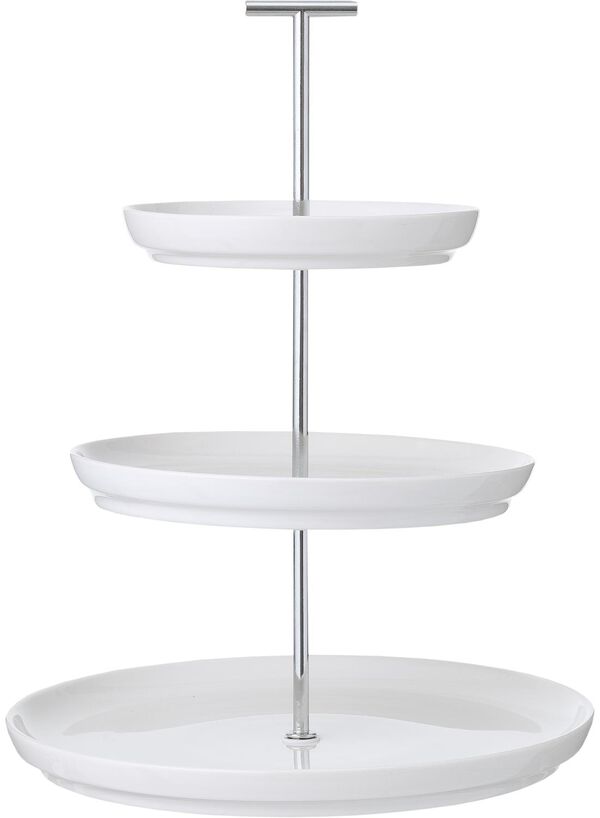 etagère 3 lagen - 33 cm hoog - Dublin wit - 9602245 - HEMA