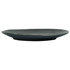 dinerbord - 26 cm  - Porto - reactief glazuur - zwart - 9602029 - HEMA
