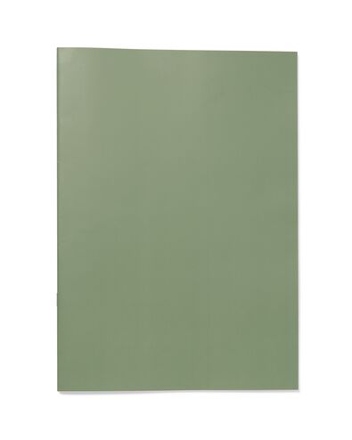 schriften gelinieerd groen A4 - 5 stuks - 14501607 - HEMA