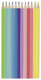kleurpotloden pastel - 12 stuks - 15990188 - HEMA