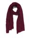dames sjaal met wol 200x60 donkerrood - 1790045 - HEMA