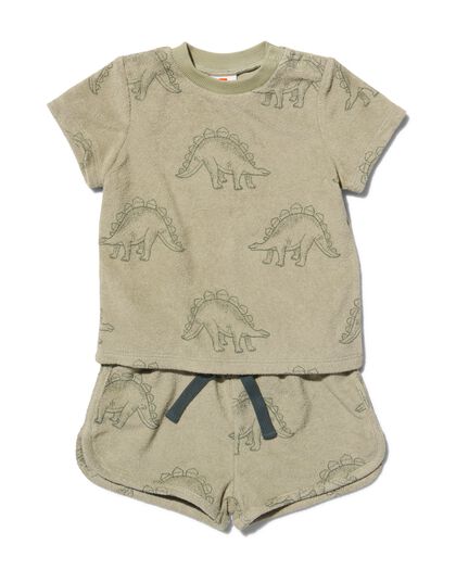 baby kledingset badstof dino - 1000031508 - HEMA
