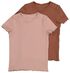 baby t-shirt rib 2 stuks roze - 1000022324 - HEMA