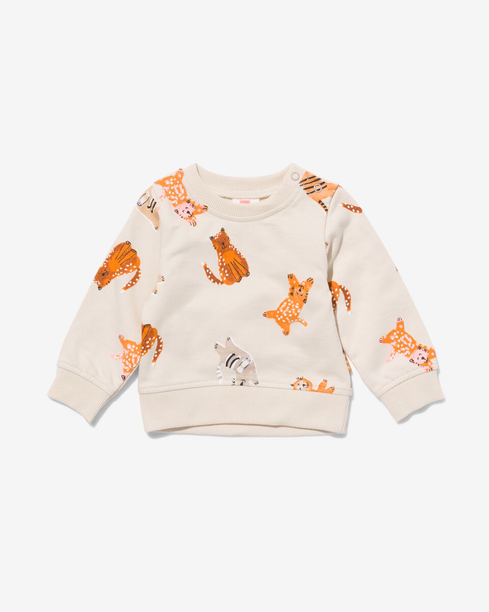 newborn sweater katten - 1000029872 - HEMA