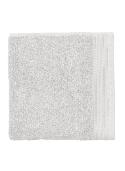 handdoek - 50 x 100 cm - hotel extra zwaar - lichtgrijs uni lichtgrijs handdoek 50 x 100 - 5240198 - HEMA