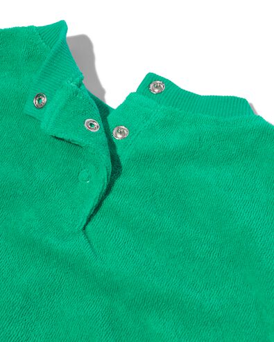 baby sweater gezichtje groen groen - 33195240GREEN - HEMA