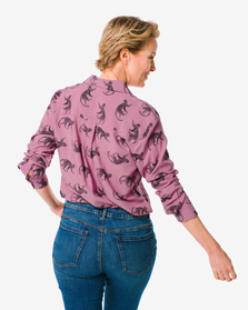 dames blouse Bobbie paars paars - 1000030563 - HEMA