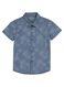 kinderblouse denim blauw blauw - 1000013938 - HEMA