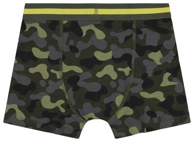 2-pak kinderboxers camouflage groen - 1000020864 - HEMA