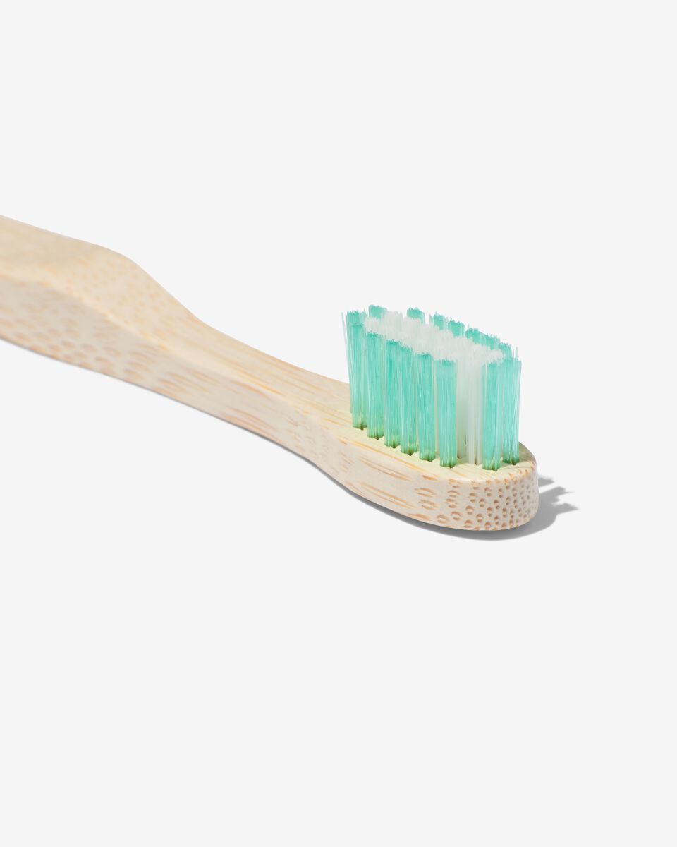 kinder tandenborstels bamboe - 2 stuks - 11141042 - HEMA