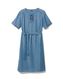 dames jurk Rana lichtblauw XL - 36216119 - HEMA