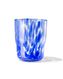 waterglas Bergen gevlekt blauw 290ml - 9401091 - HEMA