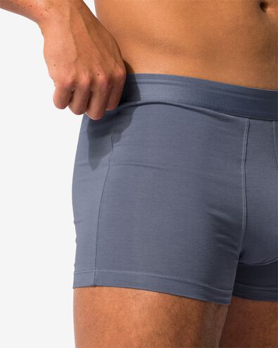 herenboxers kort real lasting - 2 stuks blauw blauw - 19134130BLUE - HEMA