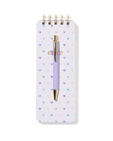 to do lijst spiraal met pen hartjes - 14540308 - HEMA