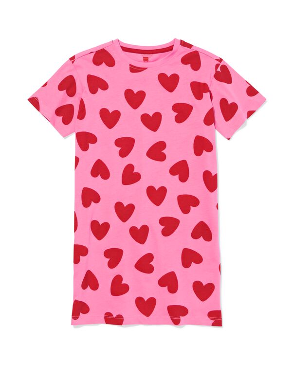 kindernachthemd Moederdag hartjes roze roze - 23001080PINK - HEMA