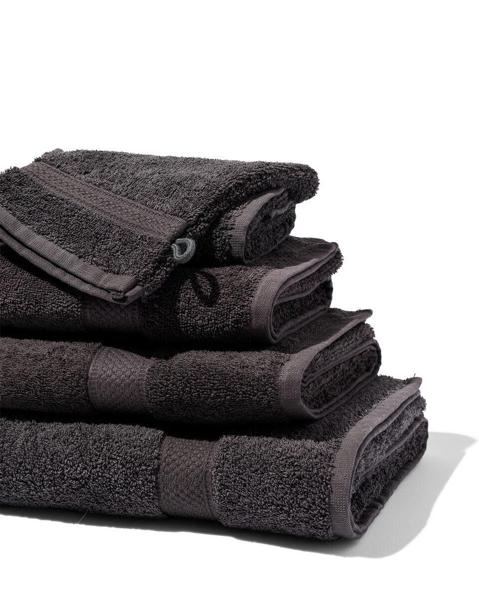 heks Isoleren leerplan handdoek 100x150 zware kwaliteit donkergrijs - HEMA