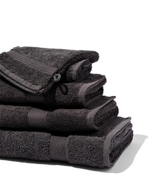 deur paars Veilig handdoek 100x150 zware kwaliteit donkergrijs - HEMA