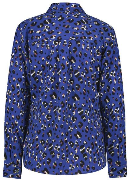 dames blouse Bobbie blauw - 1000026137 - HEMA