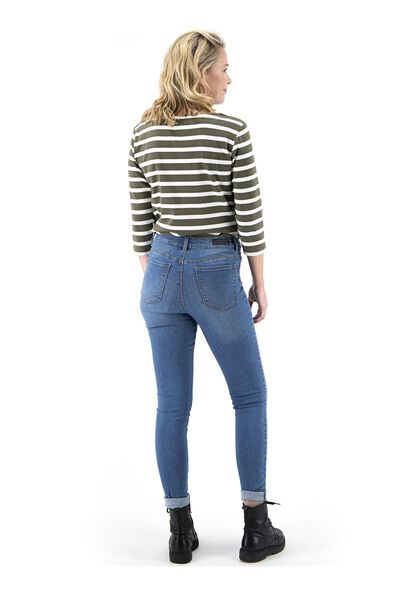 dames jeans - shaping skinny fit middenblauw 36 - 36337546 - HEMA